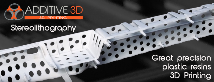 High definition 3D printing of Resins by Stereolitography - SLA. Accuracy and choice of materials at advantageous prices. Durable transparent plastic or white simulating polypropylene, polycarbonate, ABS. Precise model for silicone moulding.