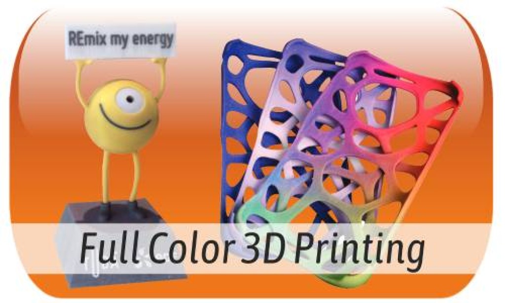 Technology full color 3D printing